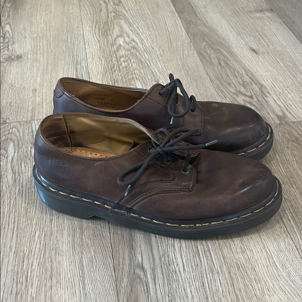 Vintage Dr. Marten Originals Brown Leather Shoes